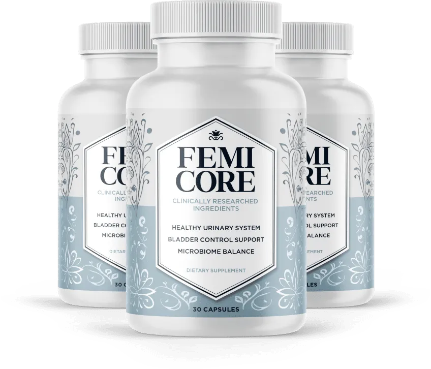 FemiCore bladder health supplement bottle