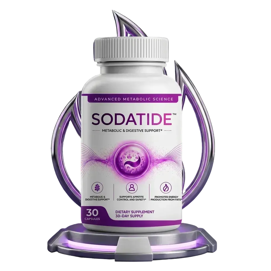 SodaTide metabolic and digestive support supplement bottle