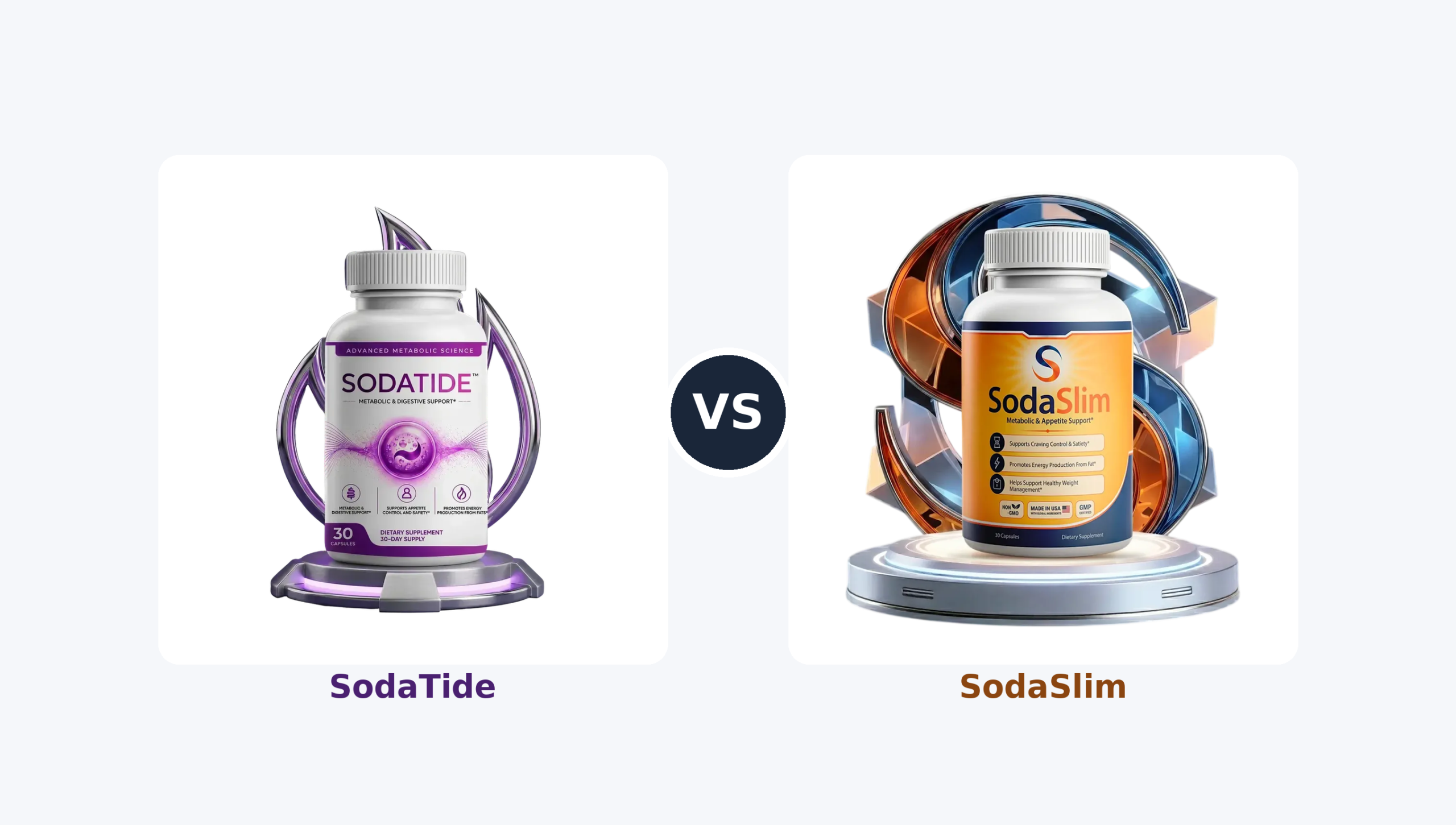 SodaTide versus SodaSlim comparison