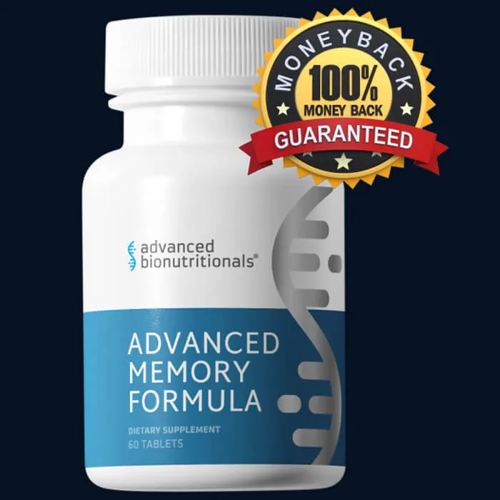 Bottle of Advanced Memory Formula by Advanced Bionutritionals, 60 tablets
